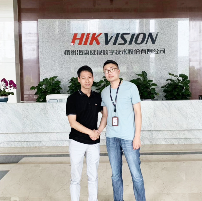 我司與杭州?？低曔_成合作